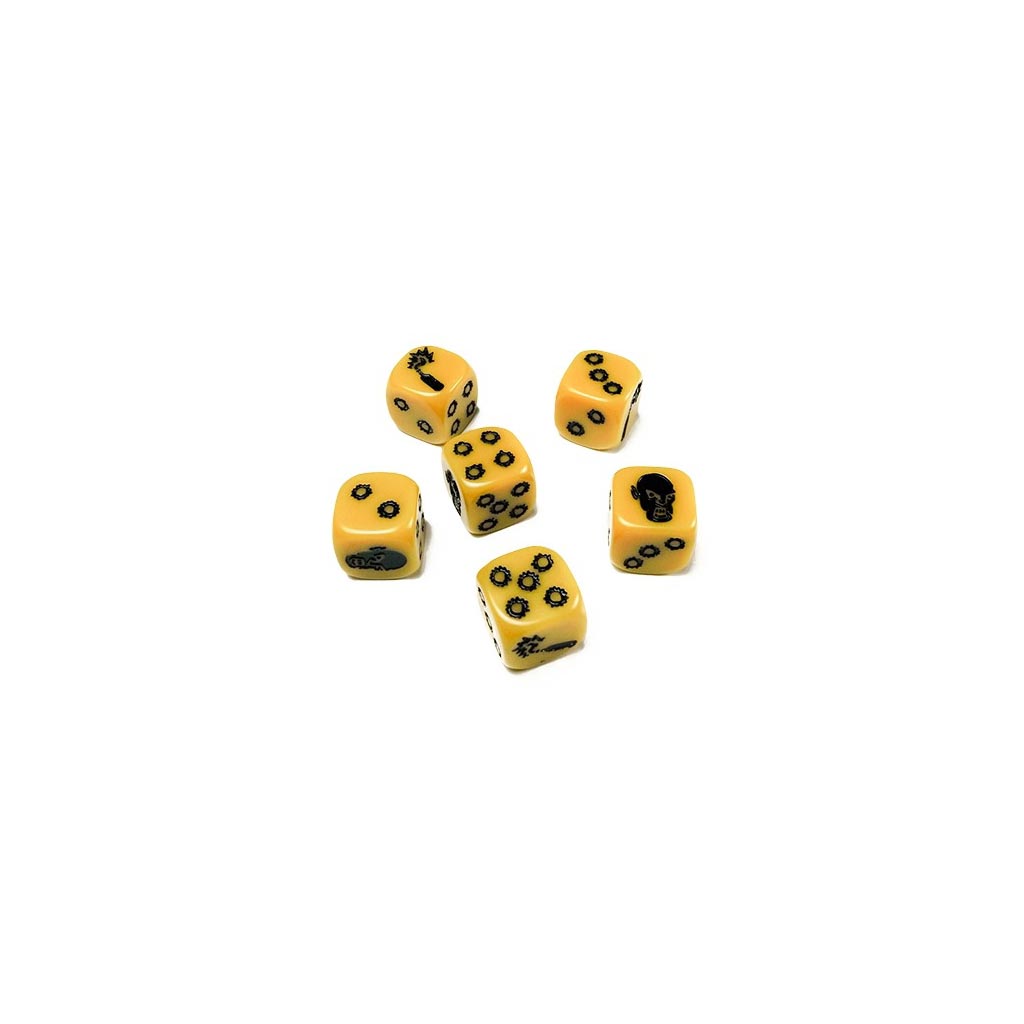 Zombicide : Set De Dés Jaunes - Jeu de Société - L'Atelier des Jeux