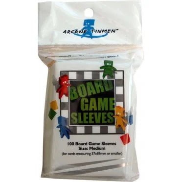 100 Board Game Sleeves 57x89mm_Jeu-de-société
