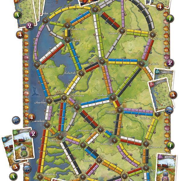 Les Aventuriers Du Rail - Ticket To Ride Pays Bas_Jeu-de-société