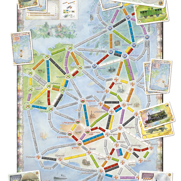 Les Aventuriers Du Rail - Ticket To Ride Royaume Uni_Jeu-de-société