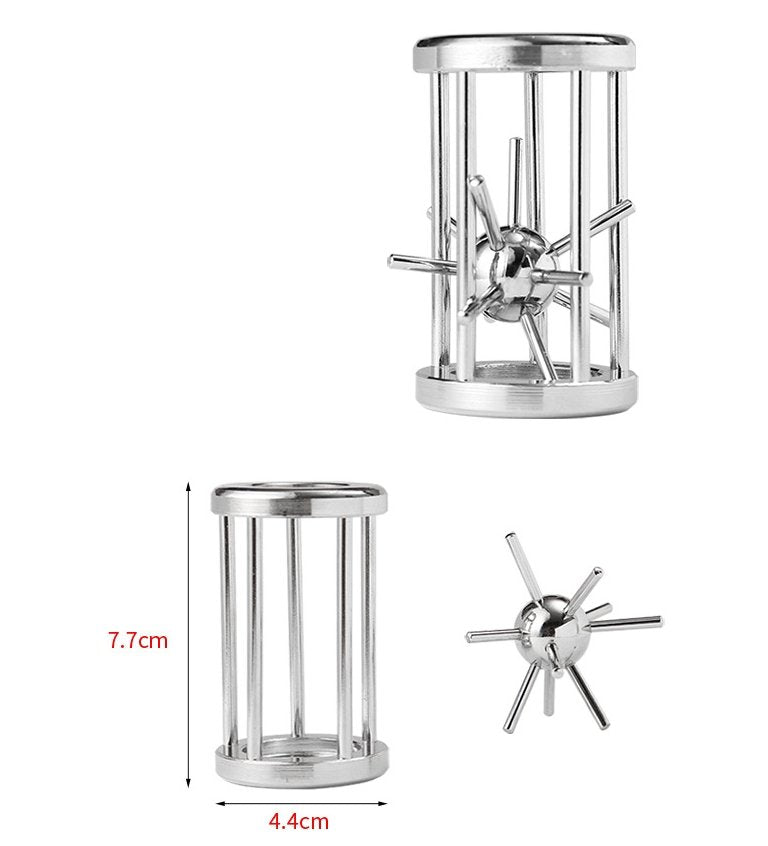 CasseTête Metal La Cage Jeu de Société L'Atelier des Jeux