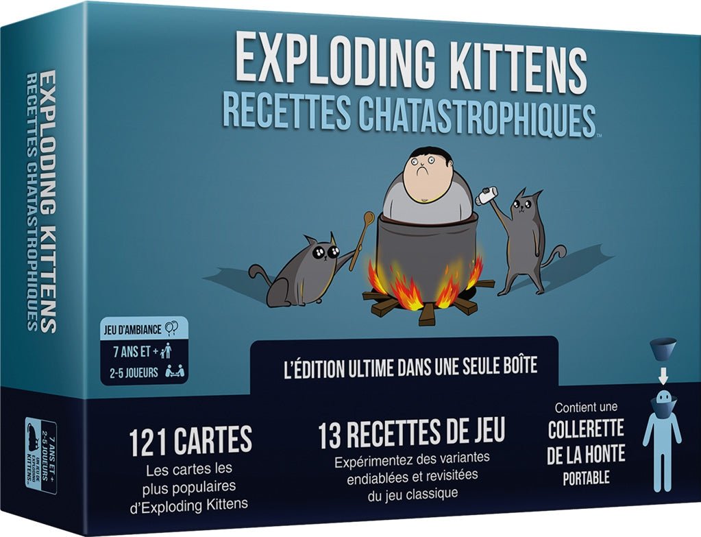 Exploding Kittens - Recettes Chatastrophiques - Jeu de Société - L ...