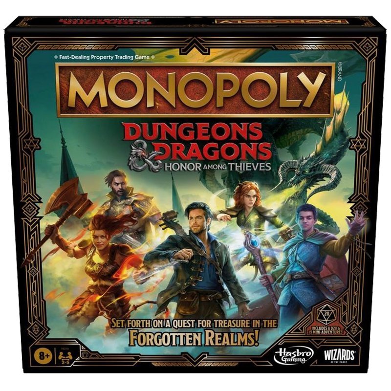 Boîte abîmée - Monopoly - Donjons & Dragons L'honneur des Voleurs_Jeu-de-société
