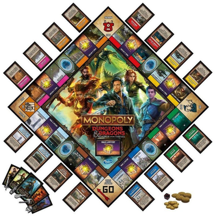 Boîte abîmée - Monopoly - Donjons & Dragons L'honneur des Voleurs_Jeu-de-société