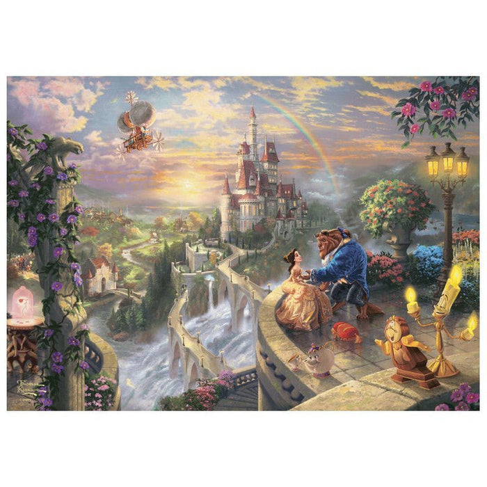 Boîte abîmée - Puzzle Disney - 500pcs : La Belle Et La Bête_Jeu-de-société