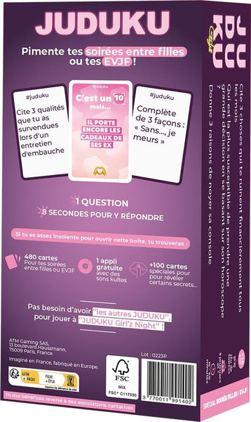 Juduku : Girl'z Night_Jeu-de-société