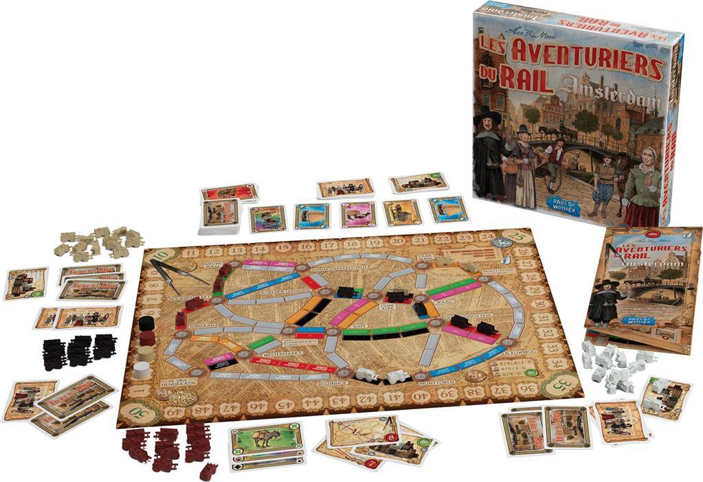 Les Aventuriers Du Rail Amsterdam_Jeu - de - société