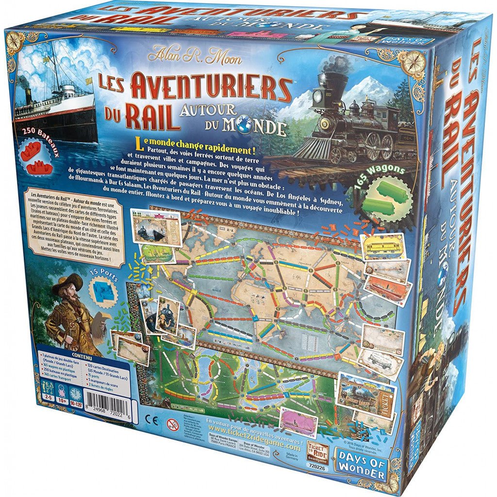 Les Aventuriers Du Rail - Autour du monde_Jeu-de-société