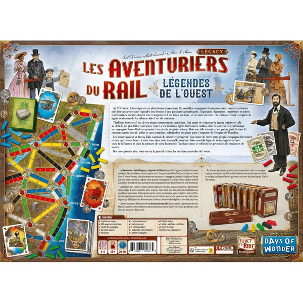 Les Aventuriers du Rail Legacy : Légendes de l’Ouest_Jeu-de-société