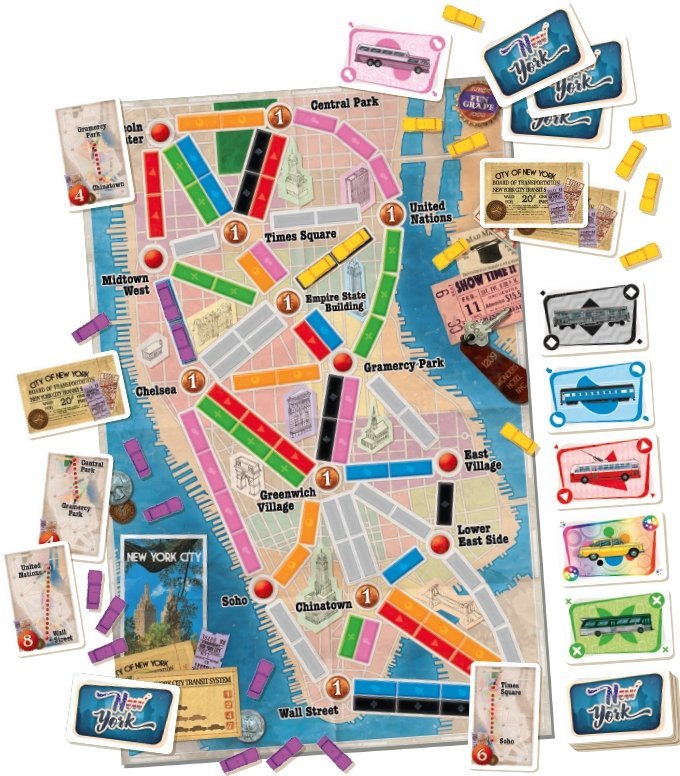 Les Aventuriers Du Rail - New York_Jeu - de - société