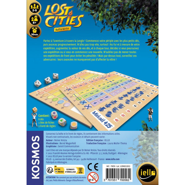 Lost cities - Roll & write_Jeu-de-société