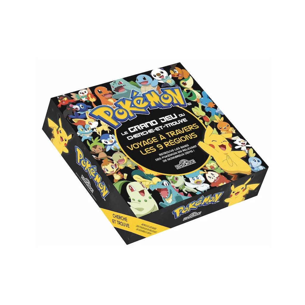 Pokemon : Le Grand Jeu du Cherche et Trouve - Voyage à travers les 9 Régions_Jeu-de-société