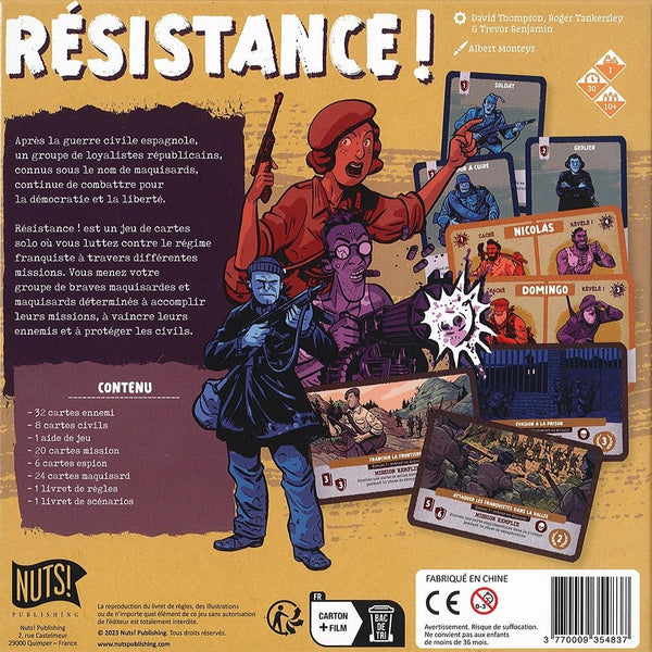 Résistance - La Lutte Contre Franco_Jeu-de-société