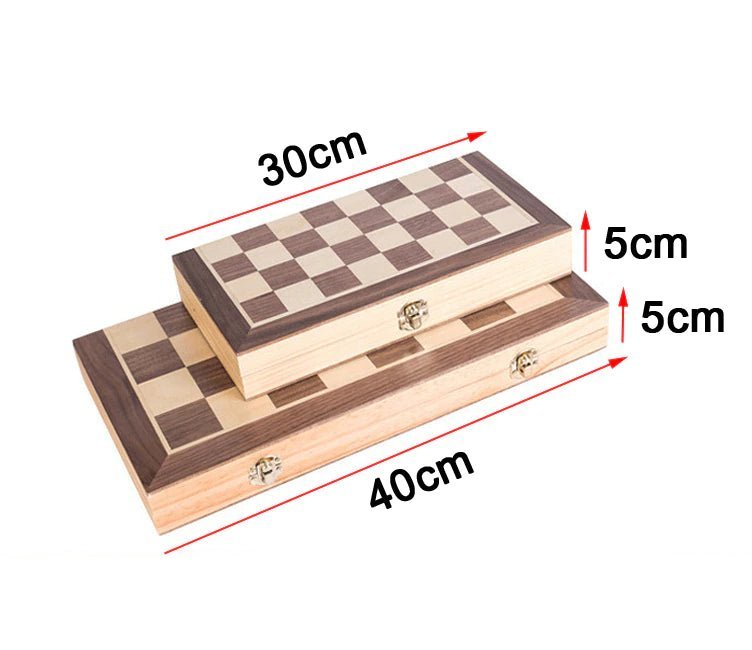 Jeu d'échecs magnétique | Bois massif ou contreplaqué Jeu d'échecs magnétique | Bois massif ou contreplaqué