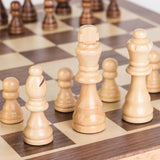Jeux d'échecs en bois coffret pliable - 30 cm_Jeu-de-société