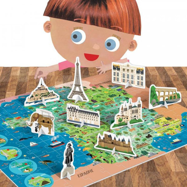 La France A Découvrir - Un Grand Puzzle_Jeu-de-société