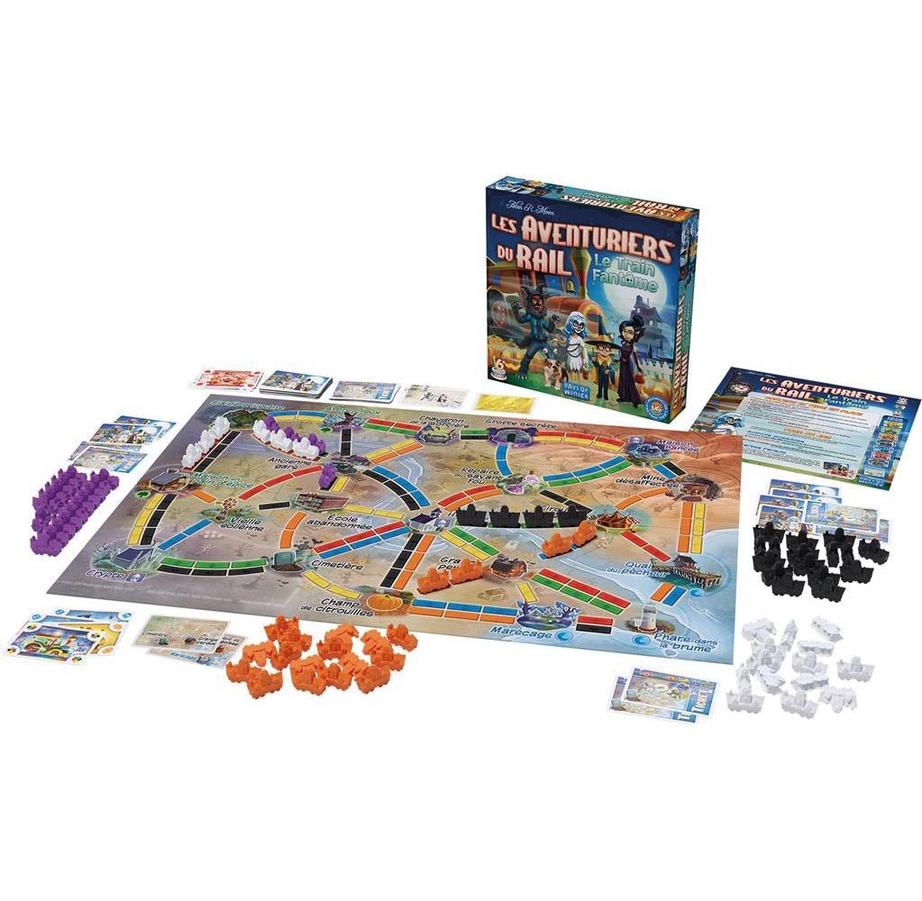 Les Aventuriers du Rail : Le Train Fantôme_Jeu-de-société