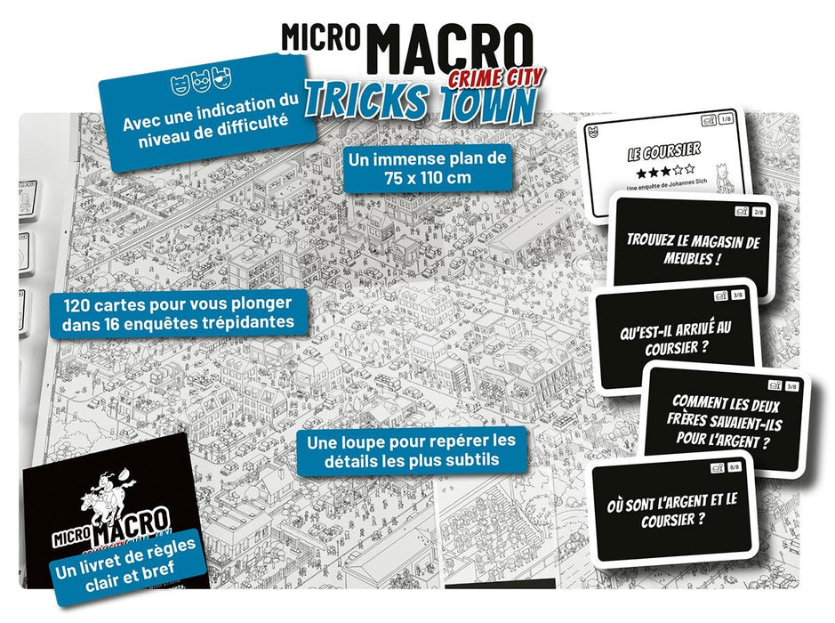 MicroMacro : Crime City - Tricks Town_Jeu-de-société