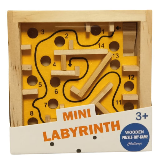 Mini Labyrinthe - Jaune_Jeu-de-société