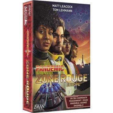 Pandemic Zone Rouge - Europe_Jeu-de-société