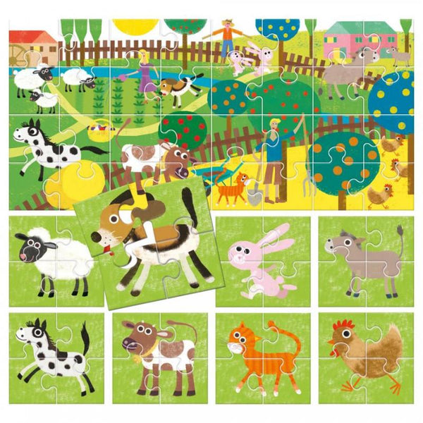 Puzzle 8 + 1 My Farm_Jeu-de-société