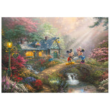 Puzzle Disney - 500pcs : Mickey Et Minnie_Jeu-de-société