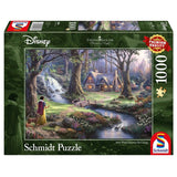 Puzzle Disney - Blanche - Neige Découvre La Chaumière