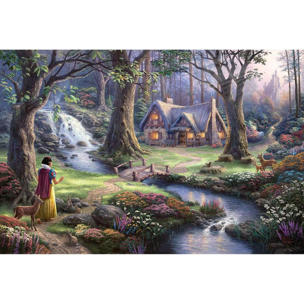 Puzzle Disney - Blanche - Neige Découvre La Chaumière_Jeu-de-société