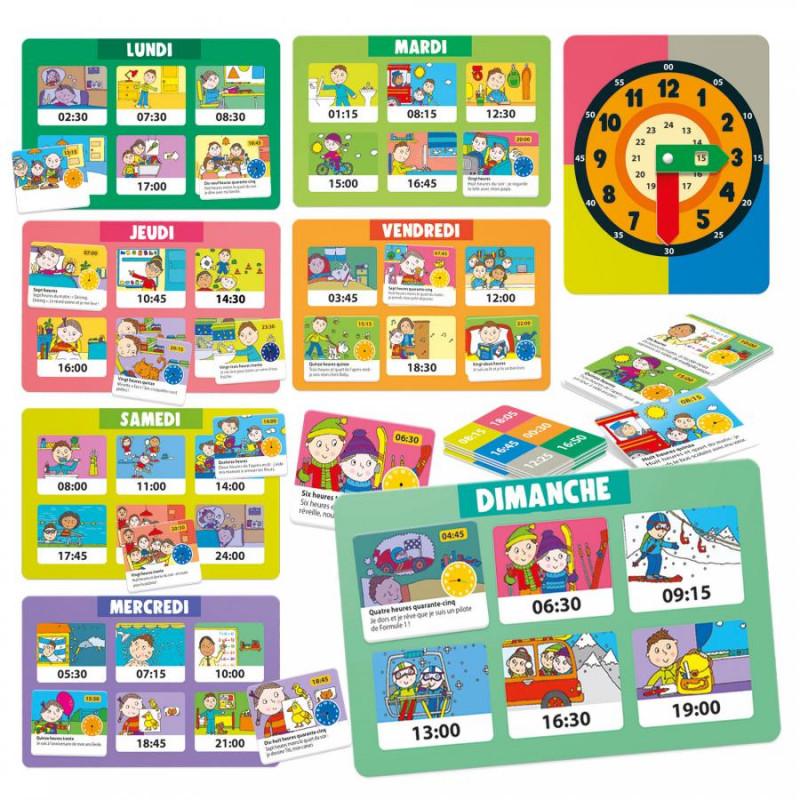 Quelle Heure Est-Il ? Ma Routine Au Fil Des Heures_Jeu-de-société