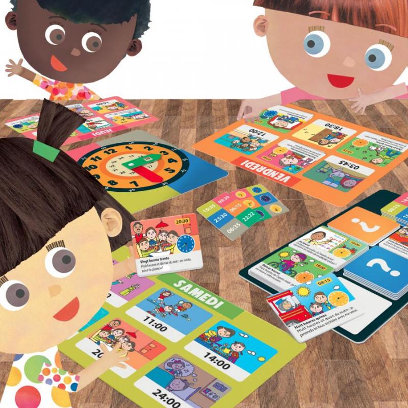 Quelle Heure Est-Il ? Ma Routine Au Fil Des Heures_Jeu-de-société