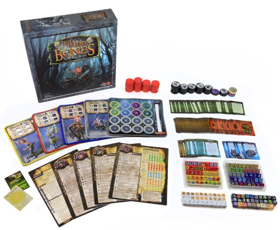 Too Many Bones – Version Boutique + Pack Errata_Jeu-de-société