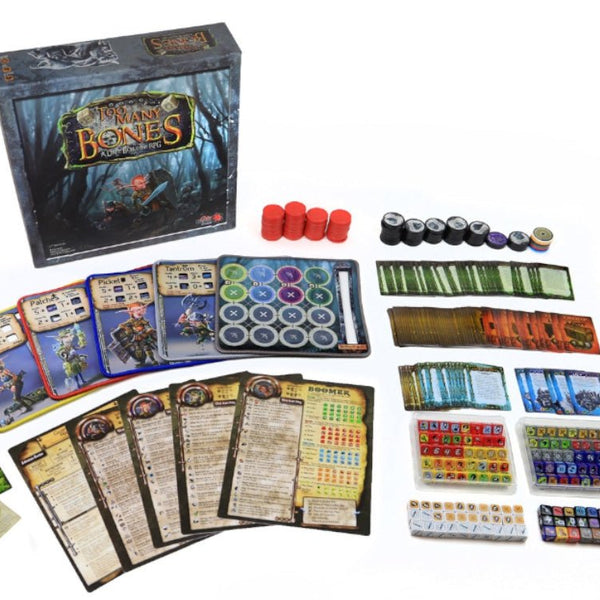 Too Many Bones – Version Boutique + Pack Errata_Jeu-de-société