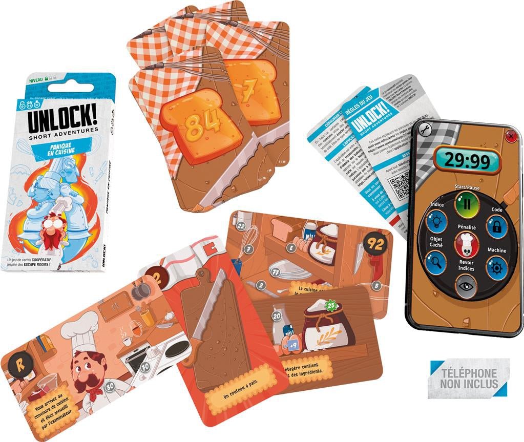 Unlock! Short Adventure 1: Panique en cuisine_Jeu-de-société