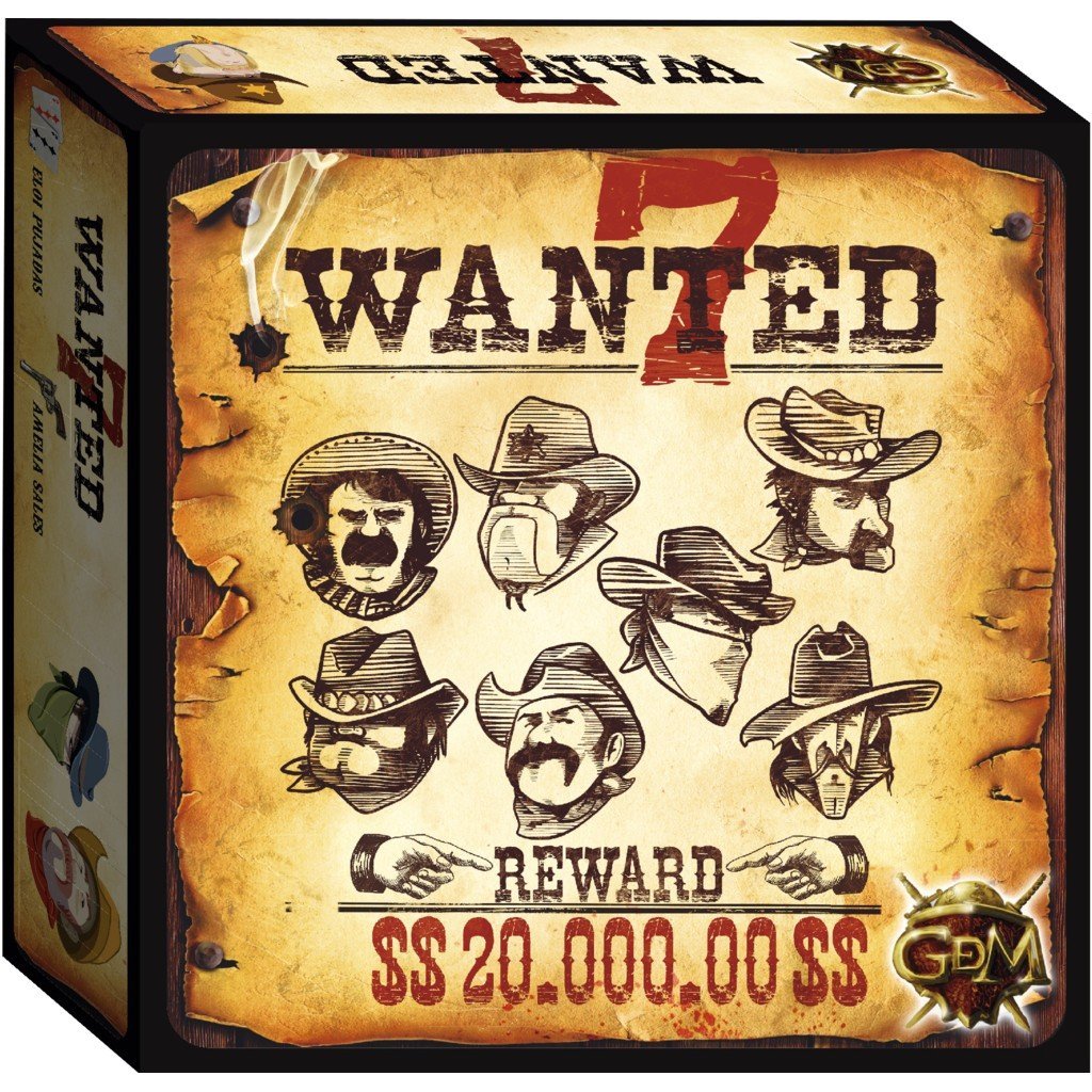 Jeu de société sur le Far West Wanted 7