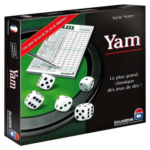 JEUJURA - Piste de Yam 421 - Board Games - Child Game from 3 Years - Complete Set with Wooden Tray, 5 Dice, 21 Tokens, Score Block - Strategic and Thinking Game JEUJURA - Piste de Yam 421 - Board Games - Child Game from 3 Years - Complete Set with Wooden Tray, 5 Dice, 21 Tokens, Score Block - Strategic and Thinking Game